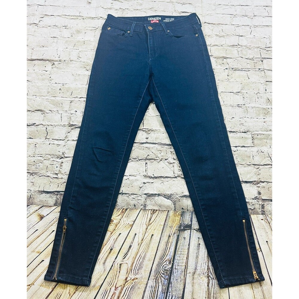 Levis Jeans Womens Sz.26 Blue Denizen High-Rise Skinny Ankle Dark Wash‎ Pants